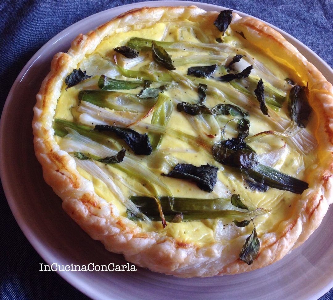 Quiche ai cipollotti