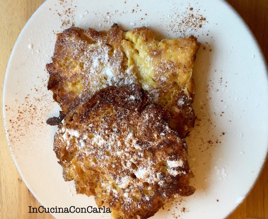 French toast di panettone