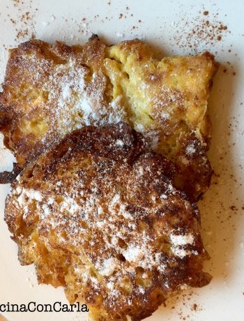 French toast di panettone