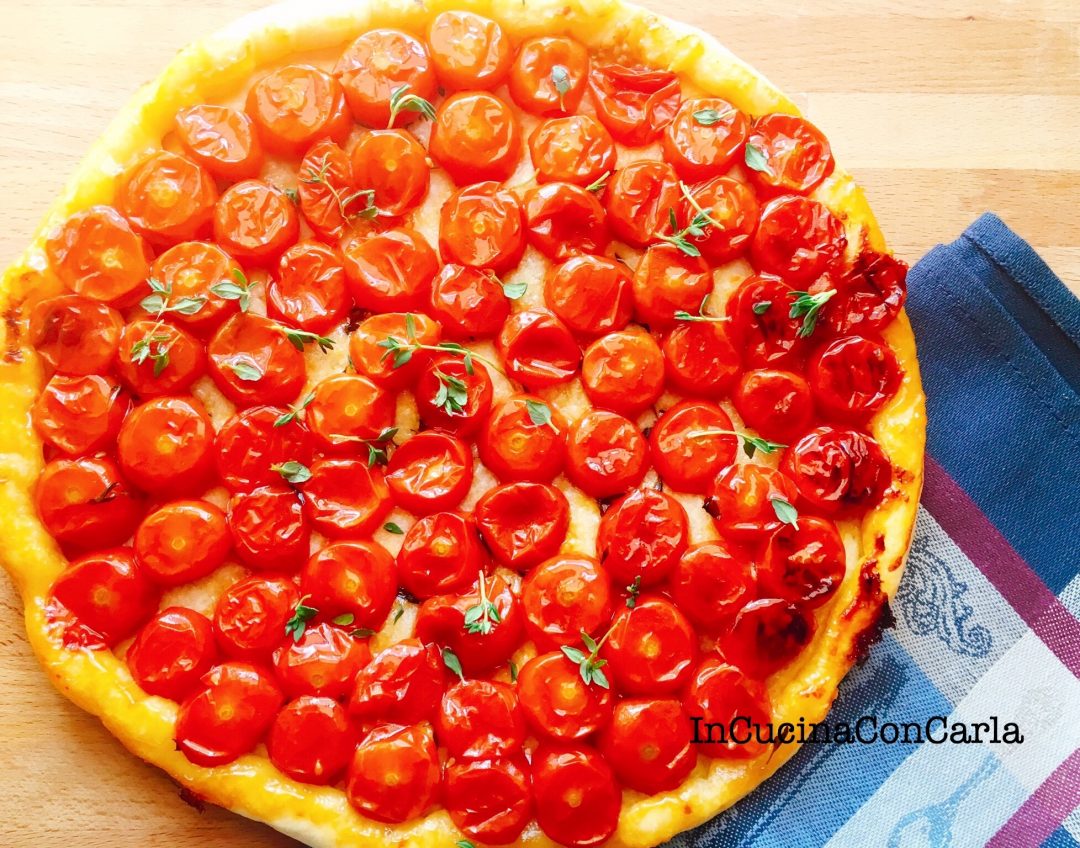 Tarte tatin ai pomodorini