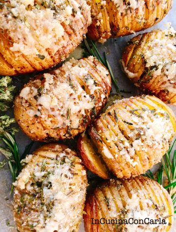 Patate hasselback