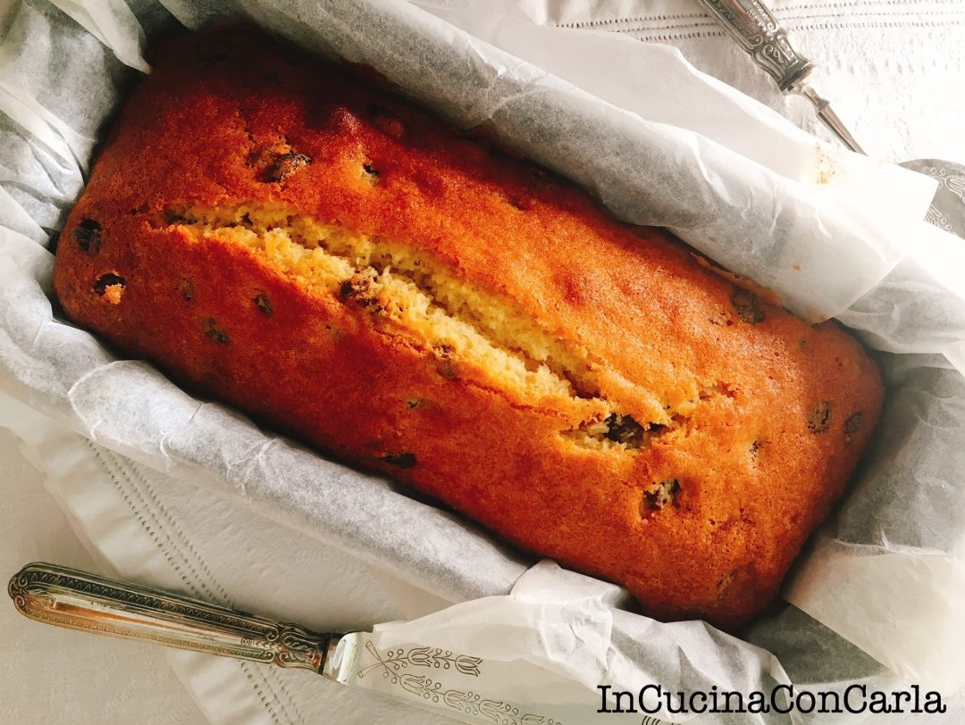 Plumcake con uvetta