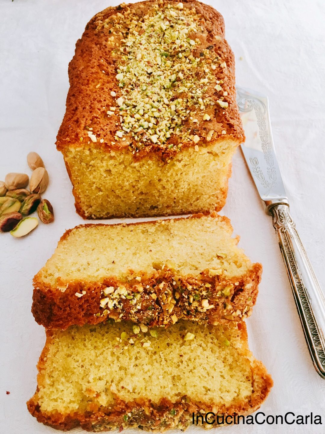 Plumcake al pistacchio