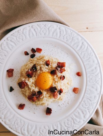 Risotto alla carbonara