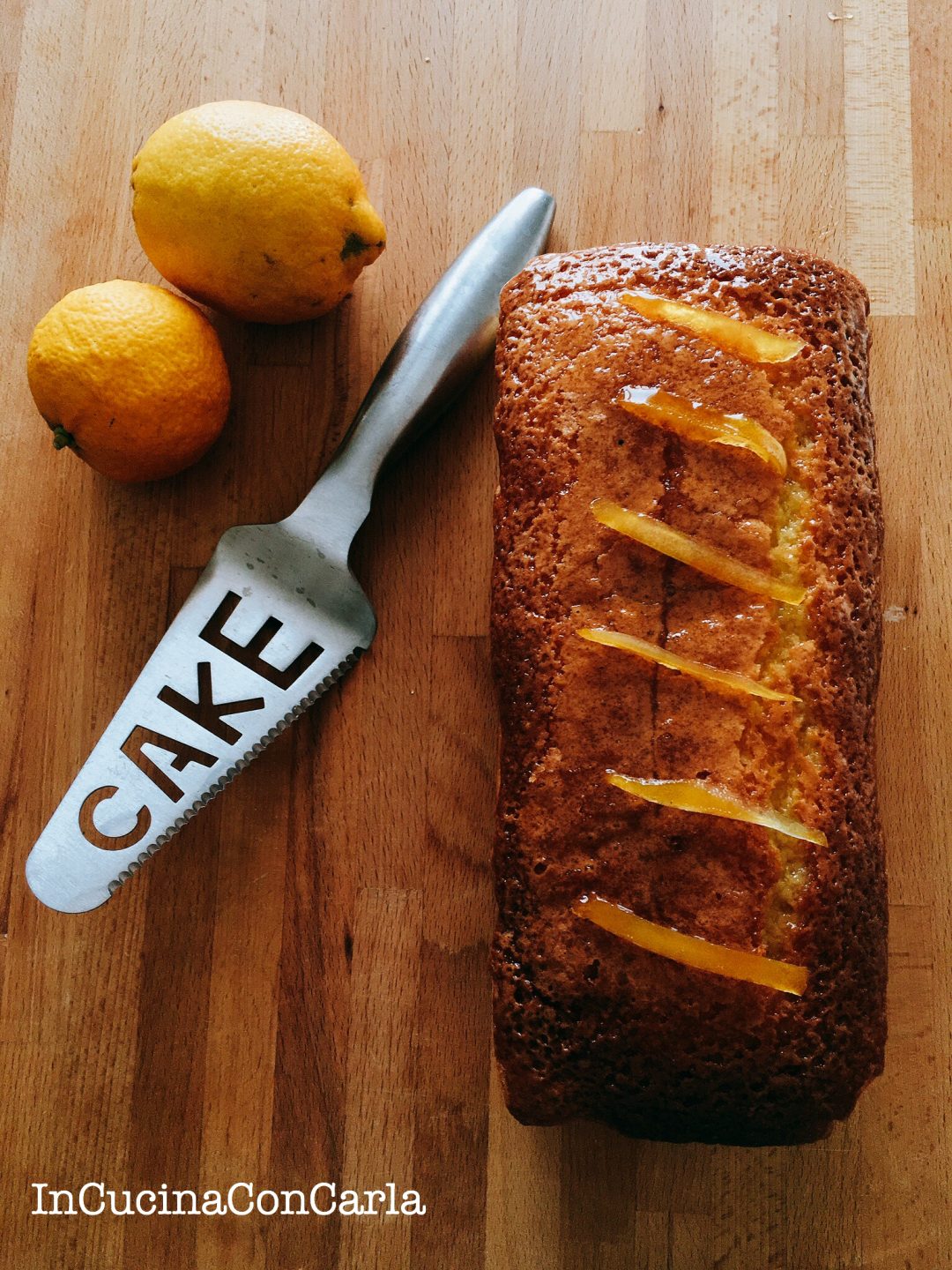 Plumcake al limone