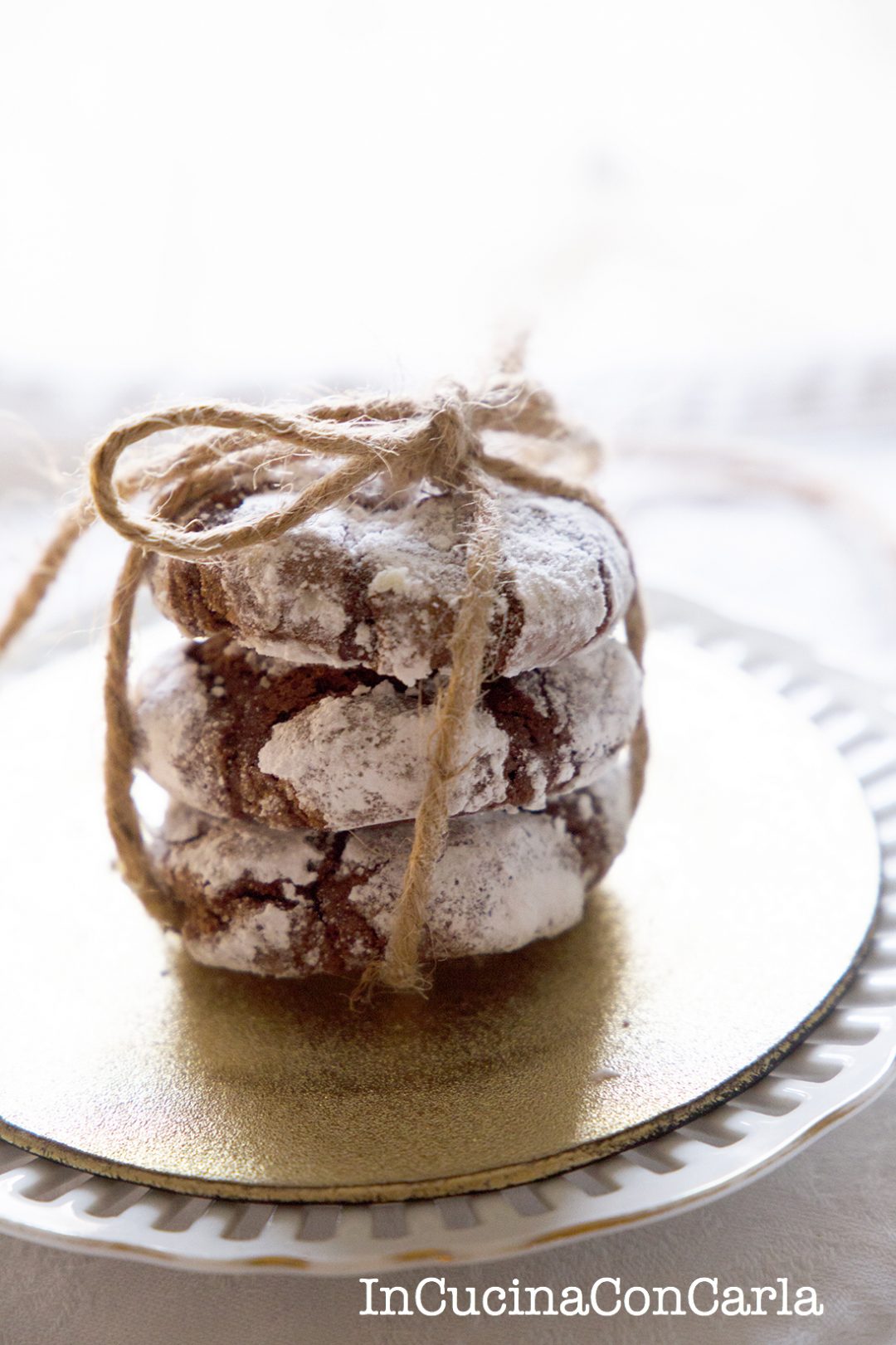 Chocolate crinkles