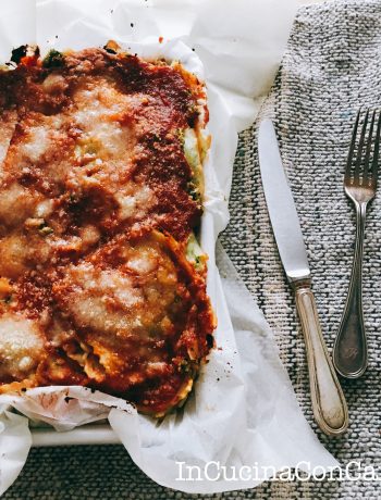 Lasagne di ravioli di magro