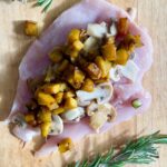 Petto di pollo con zucca e funghi